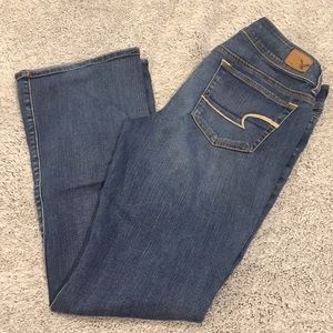 AMERICAN EAGLE kick boot jeans size 12 long